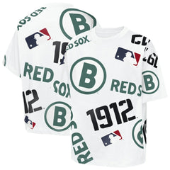 White Boston Red Sox Outerstuff Youth Circus Catch T-Shirt