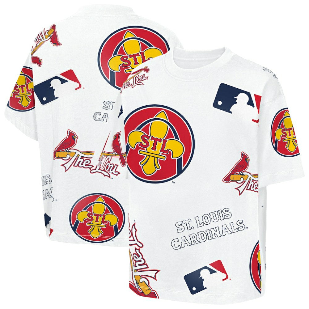 White St. Louis Cardinals Outerstuff Youth Circus Catch T-Shirt