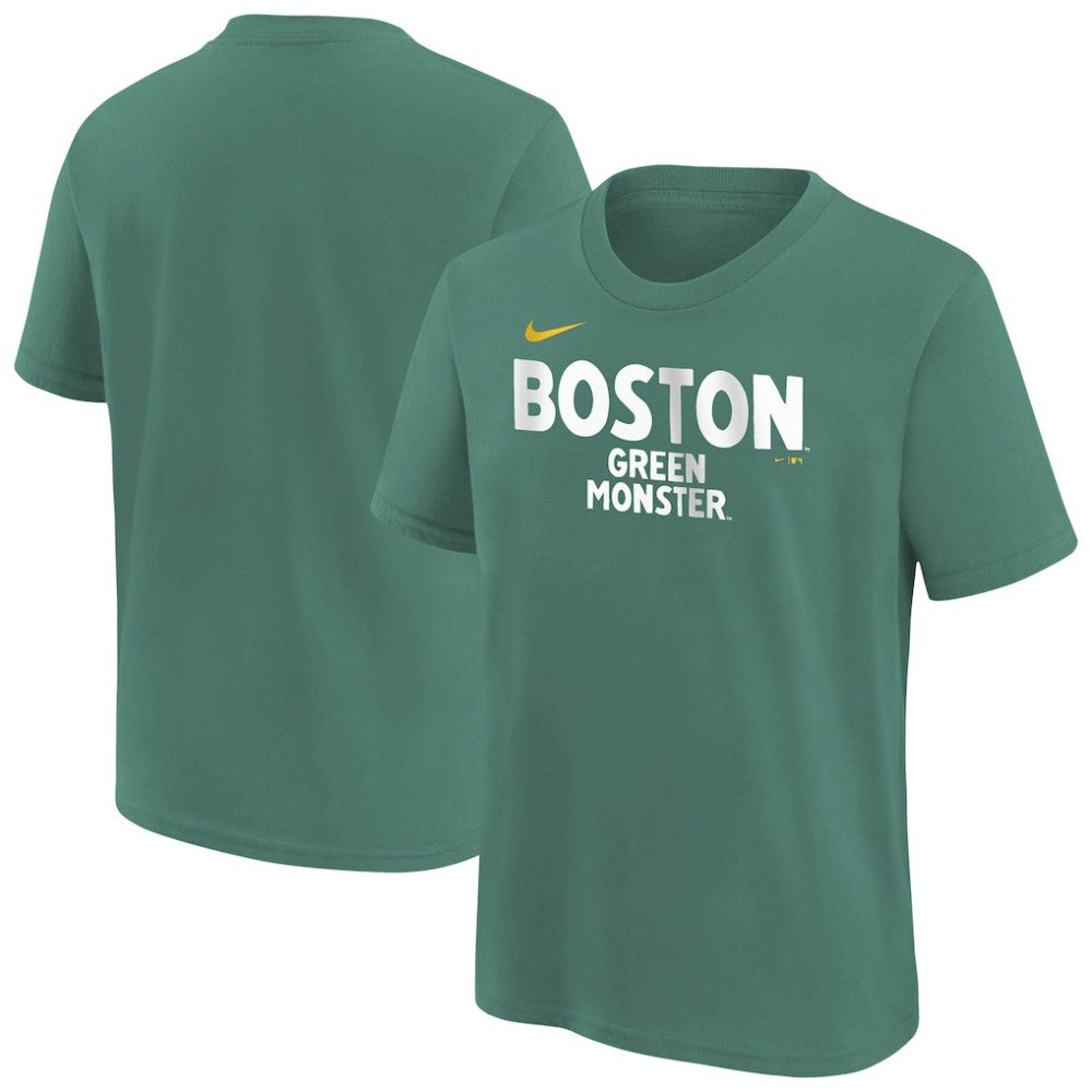 Green Boston Red Sox Nike Youth City Connect Wordmark T-Shirt