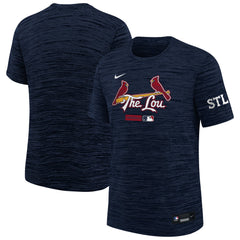 Navy St. Louis Cardinals Nike Youth City Connect Authentic Collection Velocity Dri-FIT T-Shirt