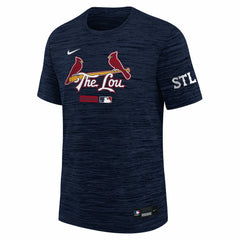Navy St. Louis Cardinals Nike Youth City Connect Authentic Collection Velocity Dri-FIT T-Shirt