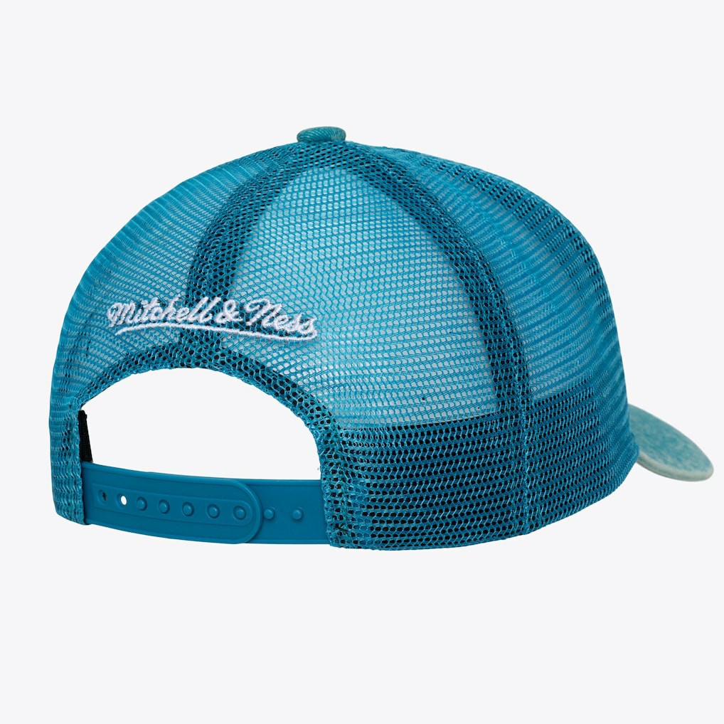 Mitchell & Ness Charlotte Hornets Gameday Snow Wash Adjustable Trucker Hat