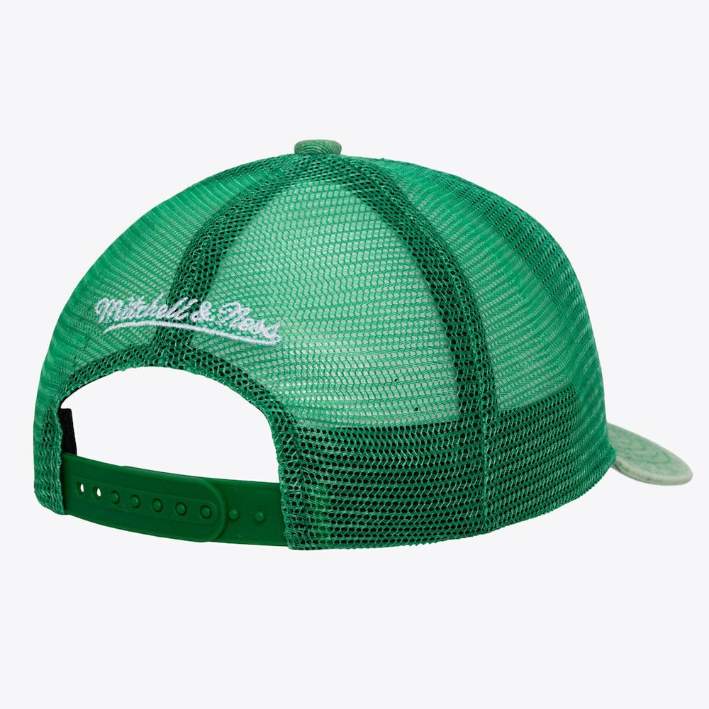 Mitchell & Ness Boston Celtics Gameday Snow Wash Adjustable Trucker Hat