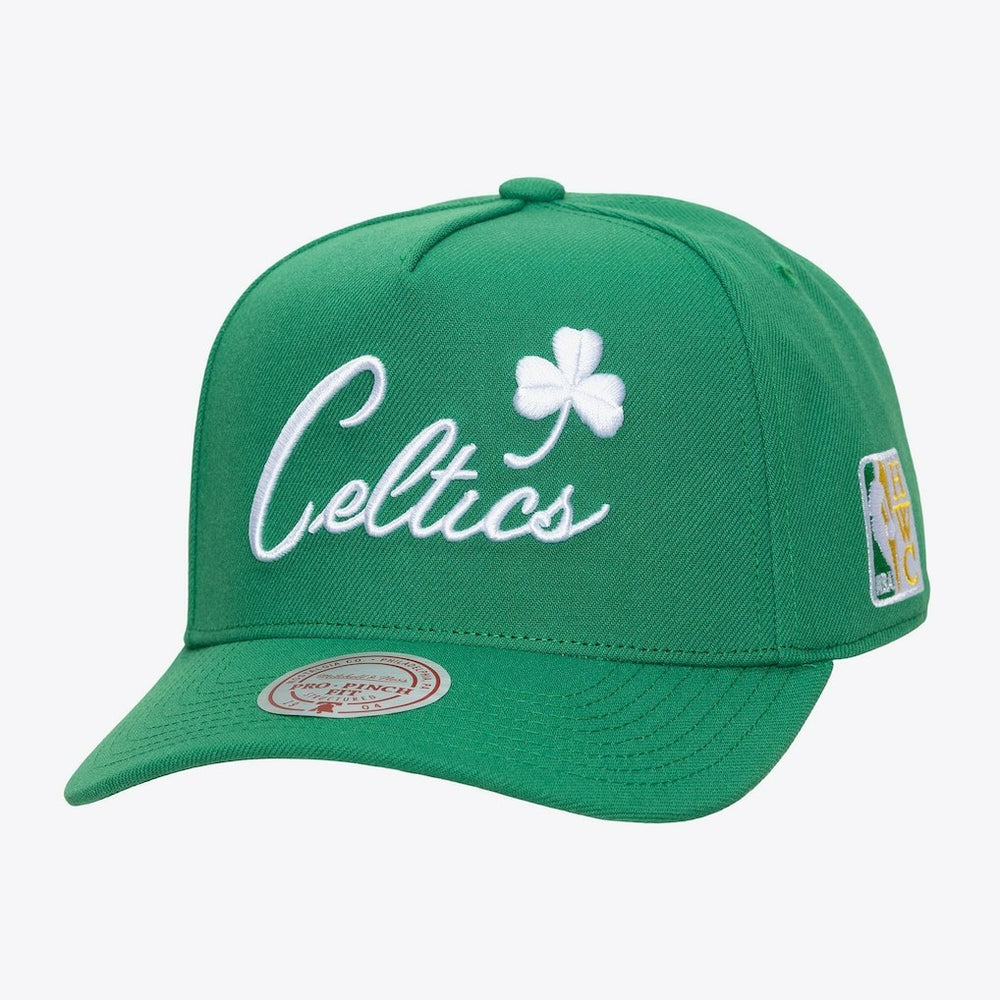 Mitchell & Ness Boston Celtics Legendary Home Pro Pinch Snapback Hat