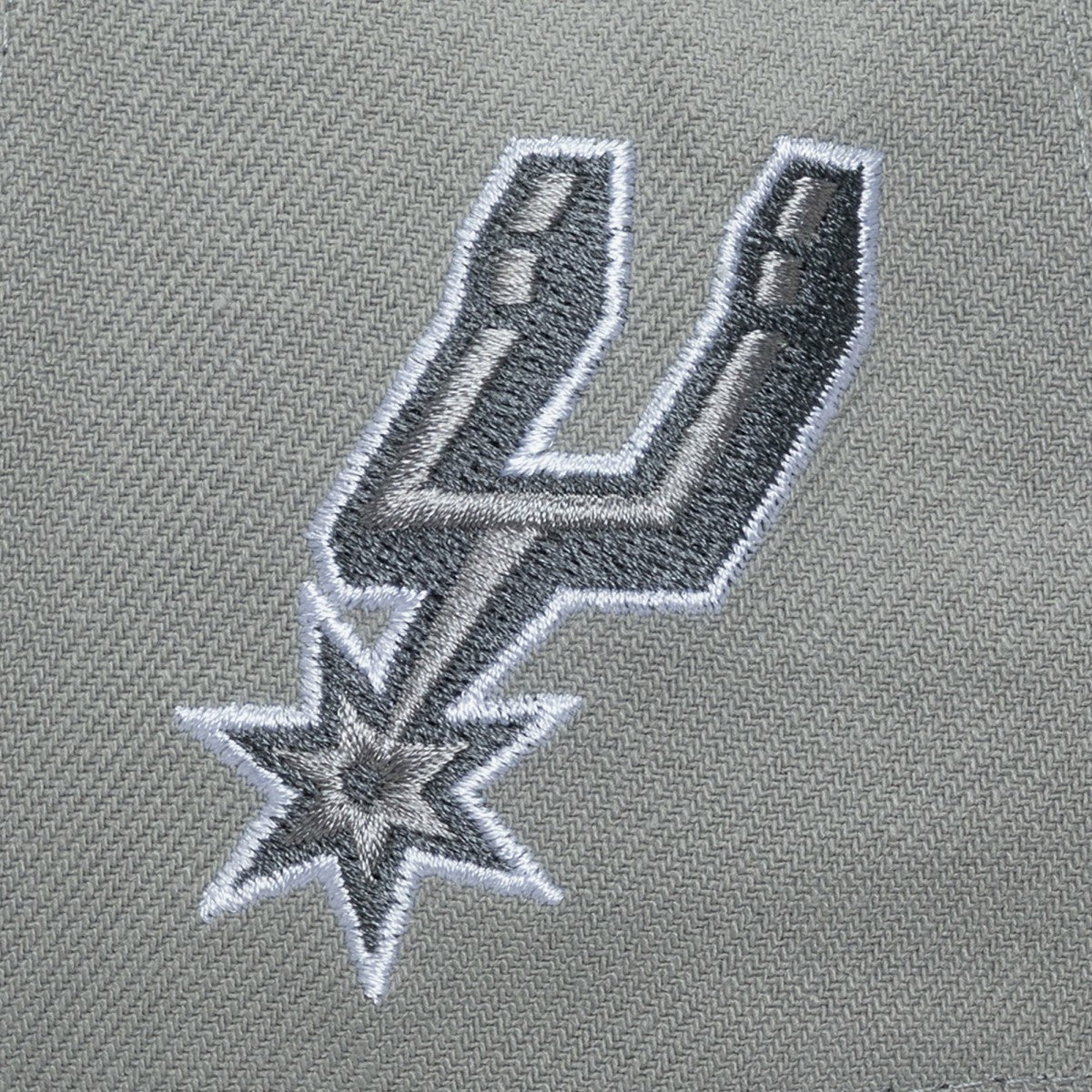 Mitchell & Ness San Antonio Spurs Thunderstorm Head Coach Pro Crown Snapback Hat