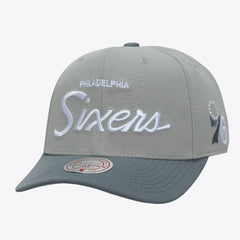 Mitchell & Ness Philadelphia 76ers Thunderstorm Head Coach Pro Crown Snapback Hat