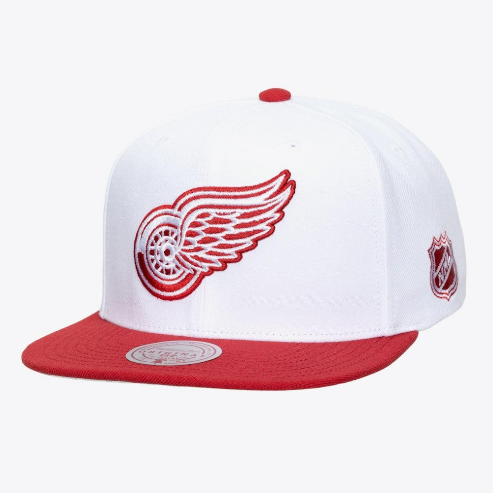 NHL Detroit Red Wings Mitchell & Ness Legendary Home Snapback Hat