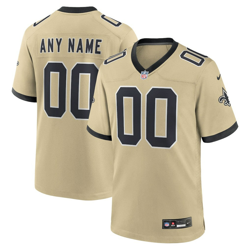 Gameday Golds Alternate Custom Game Jersey - New Orleans Saints Jerseys