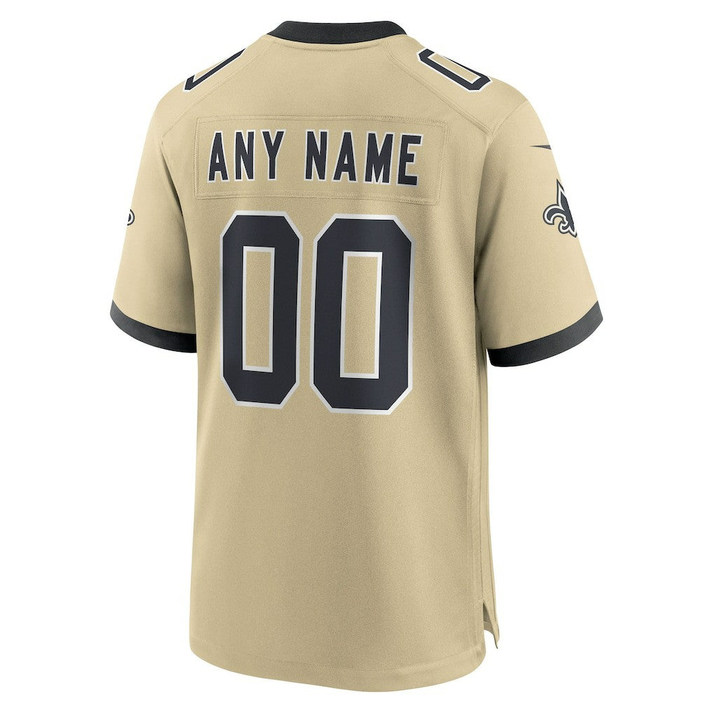 Gameday Golds Alternate Custom Game Jersey - New Orleans Saints Jerseys