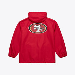 Coaches Full-Snap Hooded Windbreaker Jacket - San Francisco 49ers Jackets