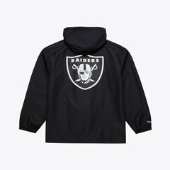 Coaches Full-Snap Hooded Windbreaker Jacket - Las Vegas Raiders Jackets