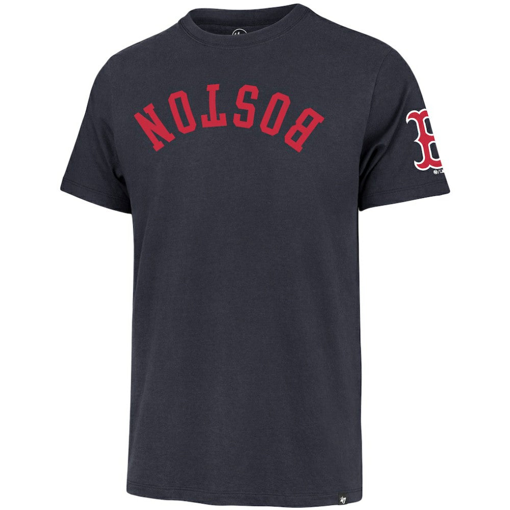 Navy Boston Red Sox '47 Upside Down Two-Peat Franklin T-Shirt