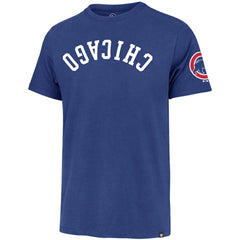 Royal Chicago Cubs '47 Upside Down Two-Peat Franklin T-Shirt