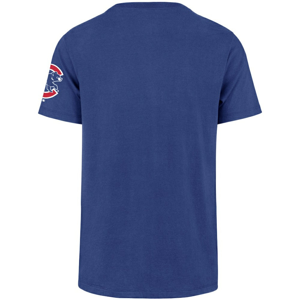 Royal Chicago Cubs '47 Upside Down Two-Peat Franklin T-Shirt