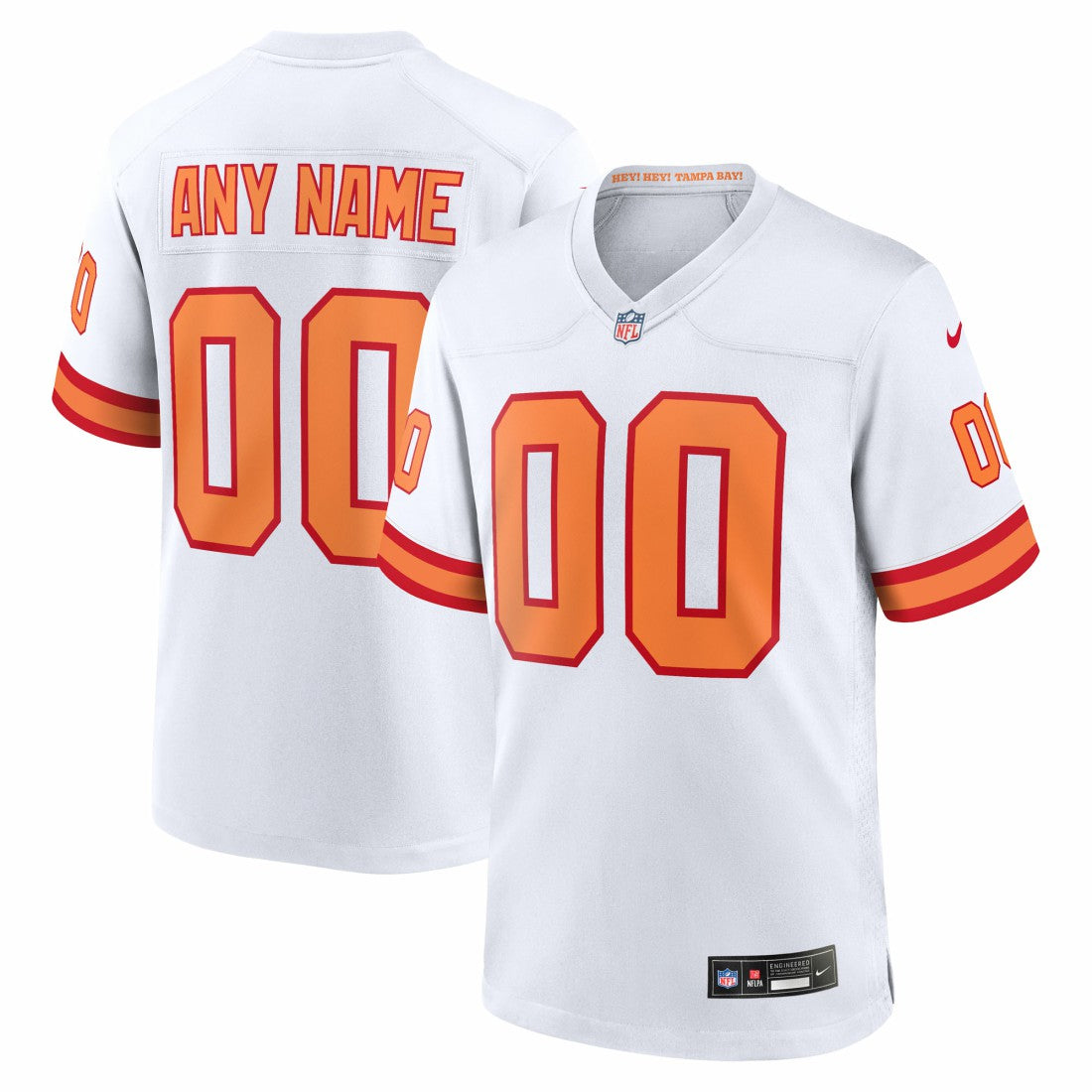 76  Youth 50th Season Custom Game Jersey - Tampa Bay Buccaneers Jerseys