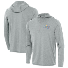 Oklahoma City Thunder Antigua 2025 NBA Finals Champions Tidy Quarter-Zip Hoodie