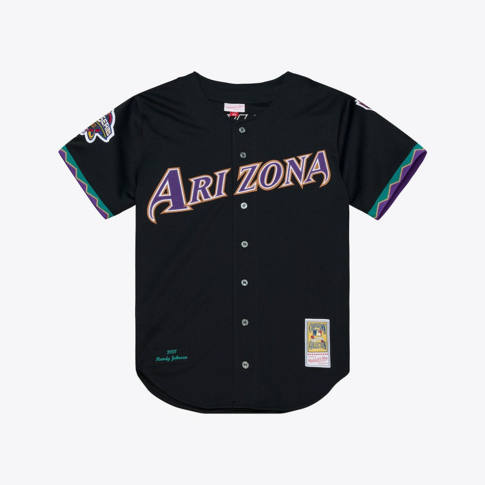 Black Randy Johnson Arizona Diamondbacks Mitchell & Ness 2001 Authentic Jersey