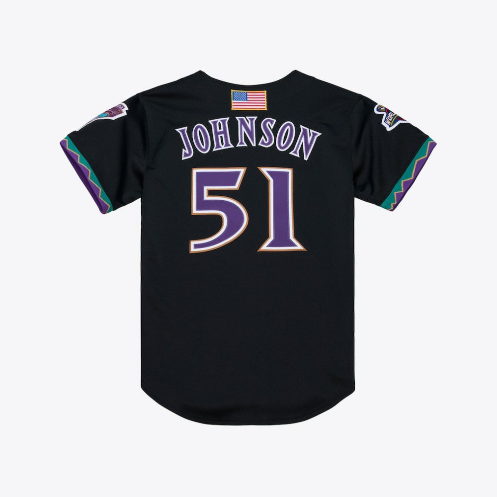 Black Randy Johnson Arizona Diamondbacks Mitchell & Ness 2001 Authentic Jersey