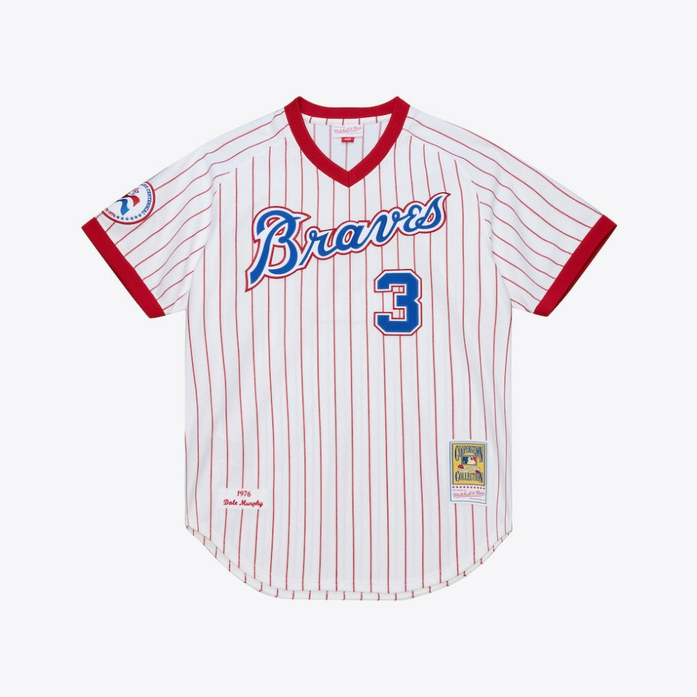 White Dale Murphy Atlanta Braves Mitchell & Ness 1976 Authentic Jersey
