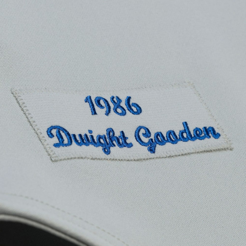White Dwight Gooden New York Mets Mitchell & Ness 1986 Authentic Jersey