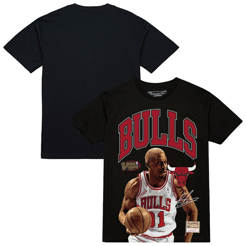 Mitchell & Ness Dennis Rodman Chicago Bulls Hardwood Classics Player Arch T-Shirt sale