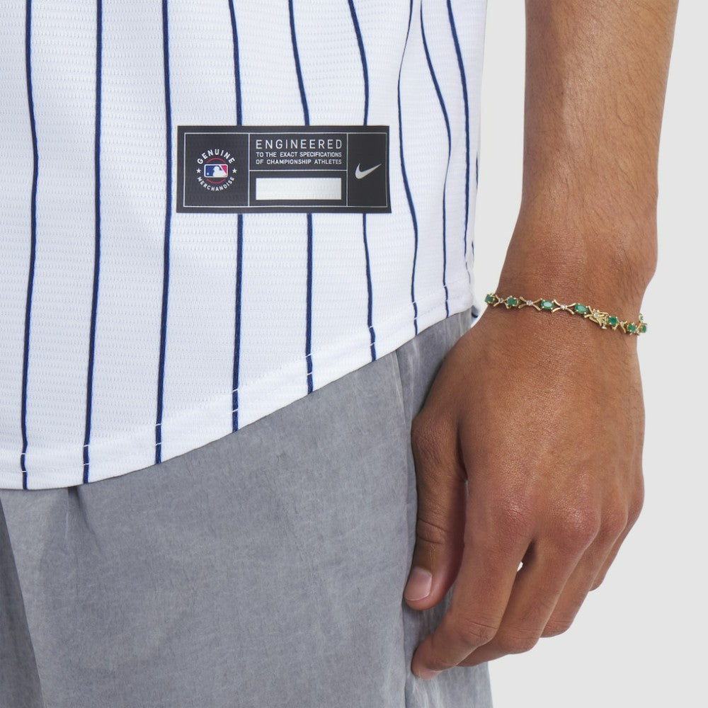 White CC Sabathia New York Yankees Nike 2025 Baseball Hall of Fame Name & Number Retired Replica Jersey