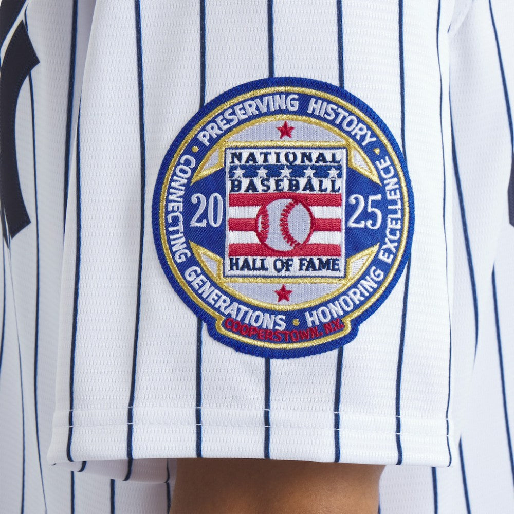 White CC Sabathia New York Yankees Nike 2025 Baseball Hall of Fame Name & Number Retired Replica Jersey