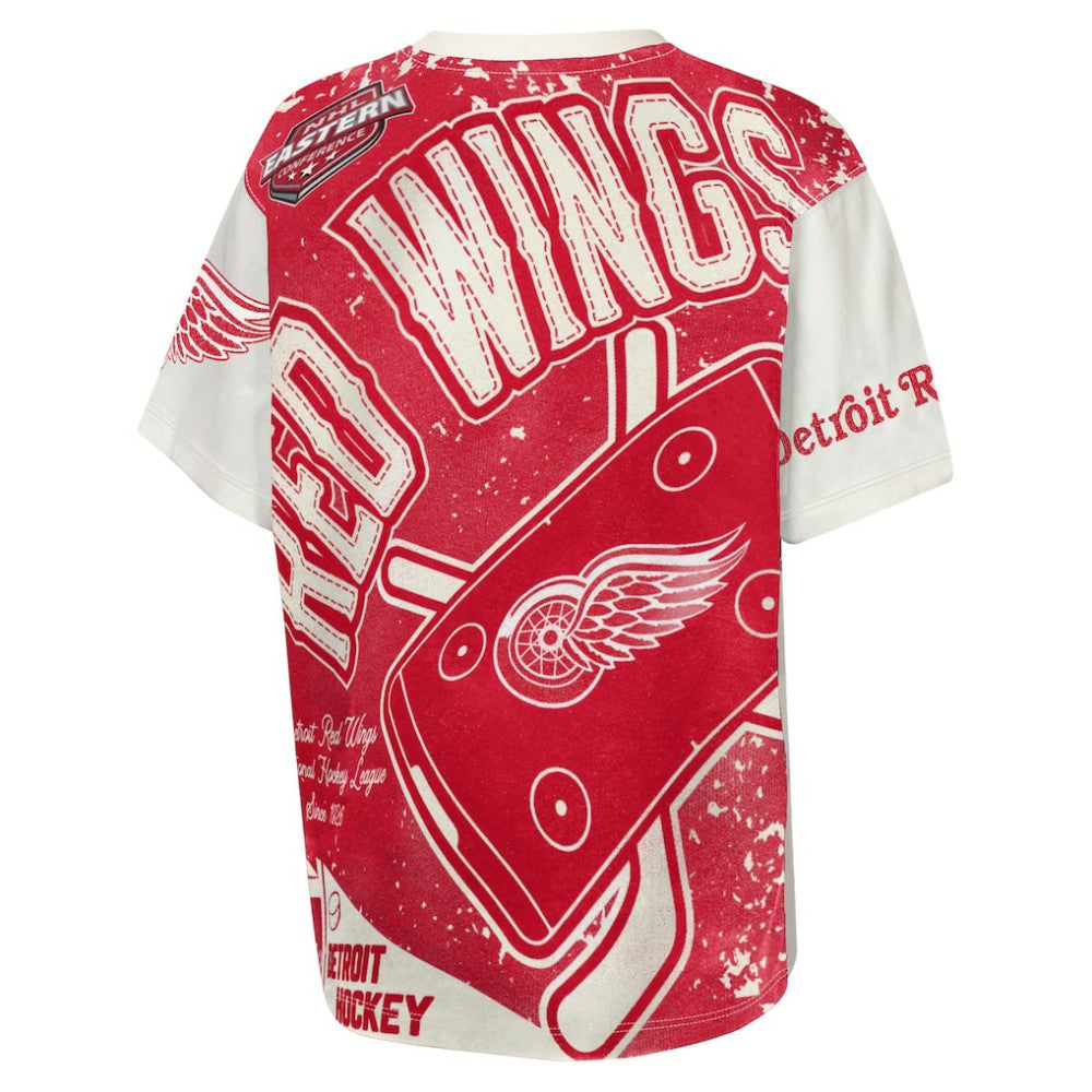 NHL Detroit Red Wings Outerstuff Youth Top Player T-Shirt