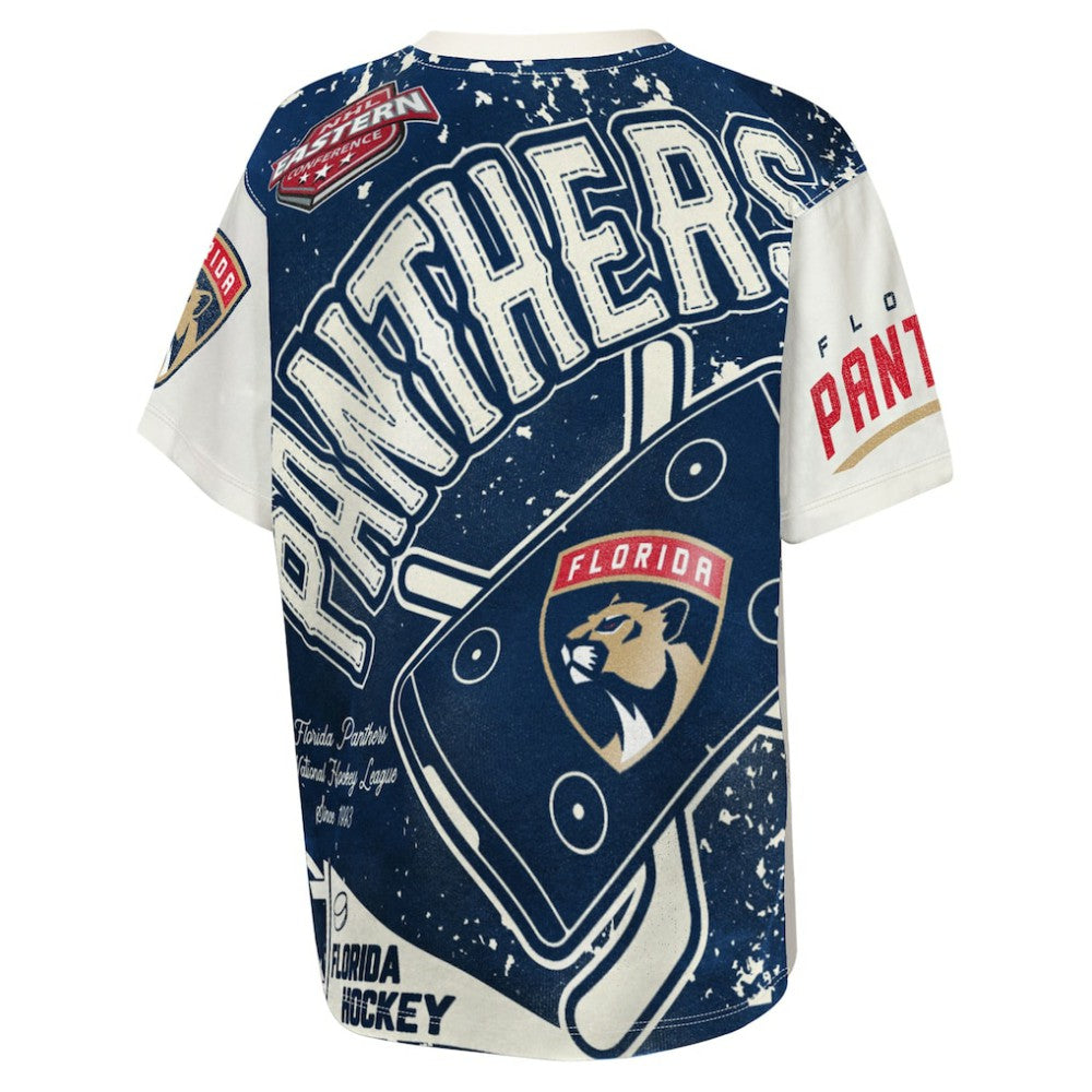NHL Florida Panthers Outerstuff Youth Top Player T-Shirt