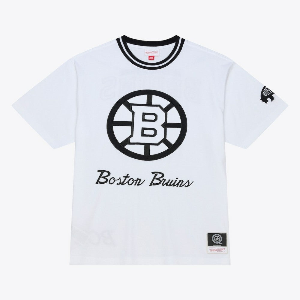 NHL Boston Bruins Mitchell & Ness Arctic T-Shirt- White