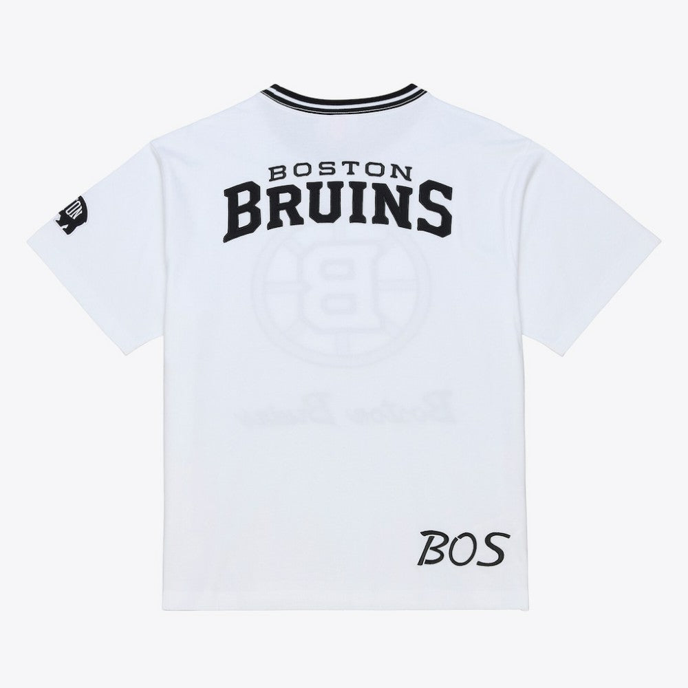 NHL Boston Bruins Mitchell & Ness Arctic T-Shirt- White
