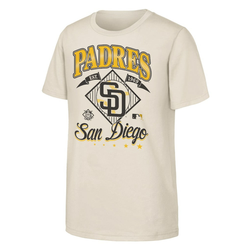 Natural San Diego Padres Outerstuff Youth Triple Hit T-Shirt