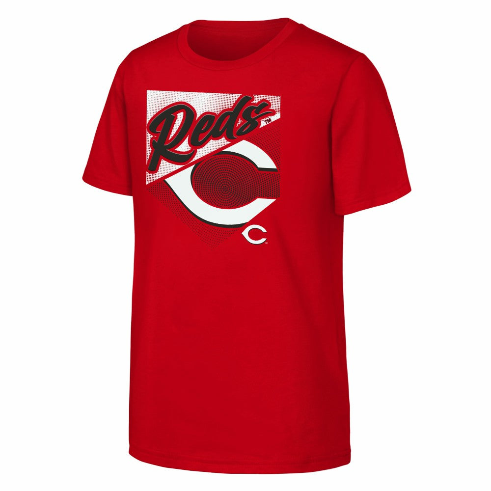 Red Cincinnati Reds Outerstuff Youth Prime Plate T-Shirt