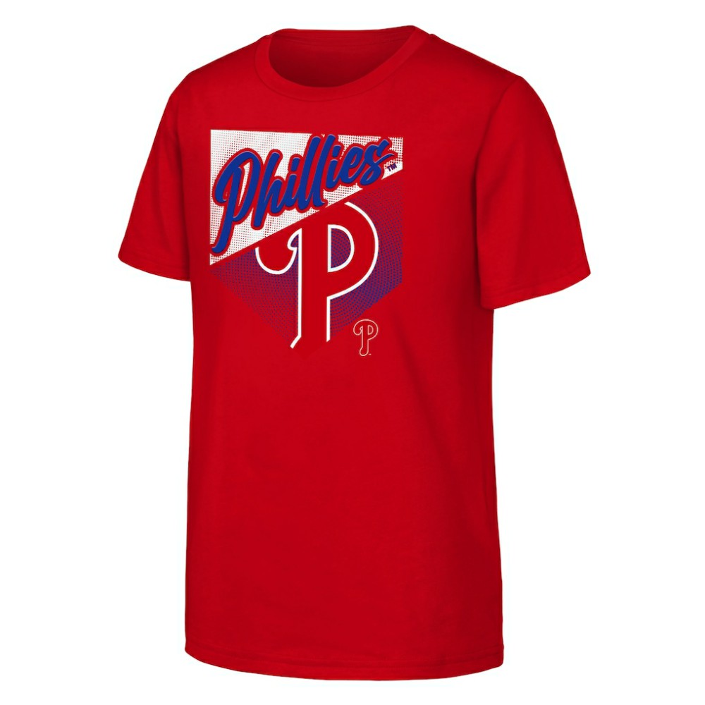 Red Philadelphia Phillies Outerstuff Youth Prime Plate T-Shirt