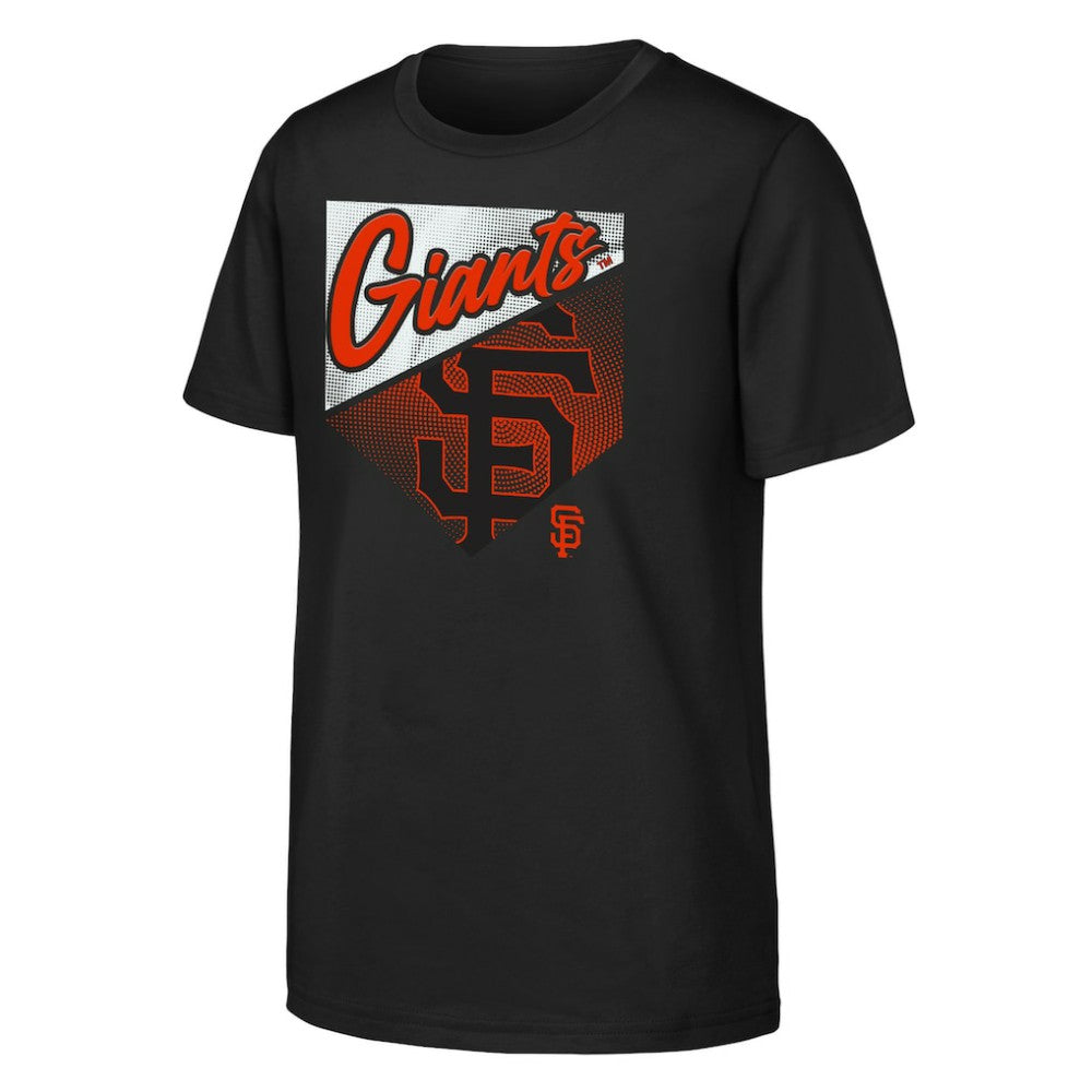 Black San Francisco Giants Outerstuff Youth Prime Plate T-Shirt