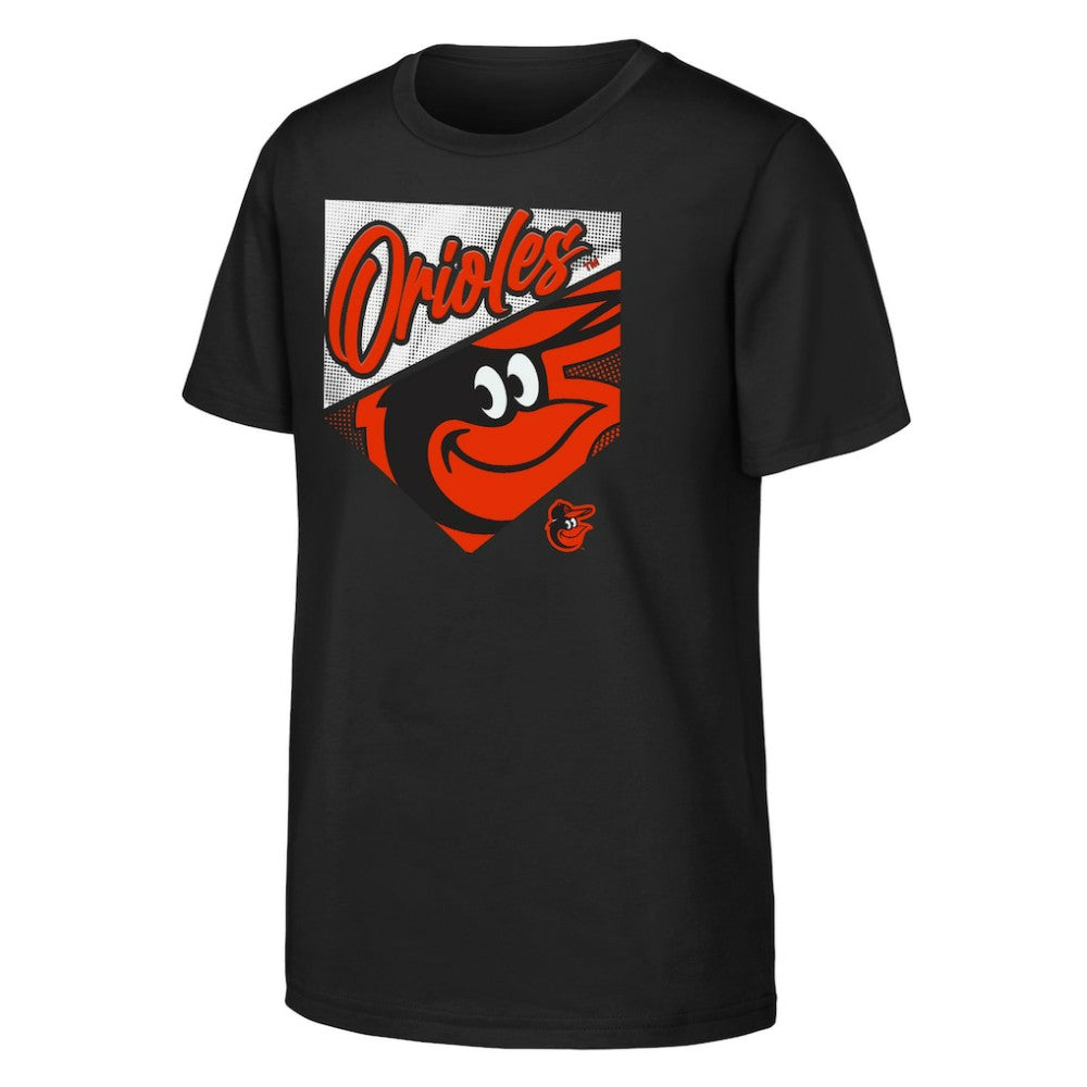Black Baltimore Orioles Outerstuff Youth Prime Plate T-Shirt