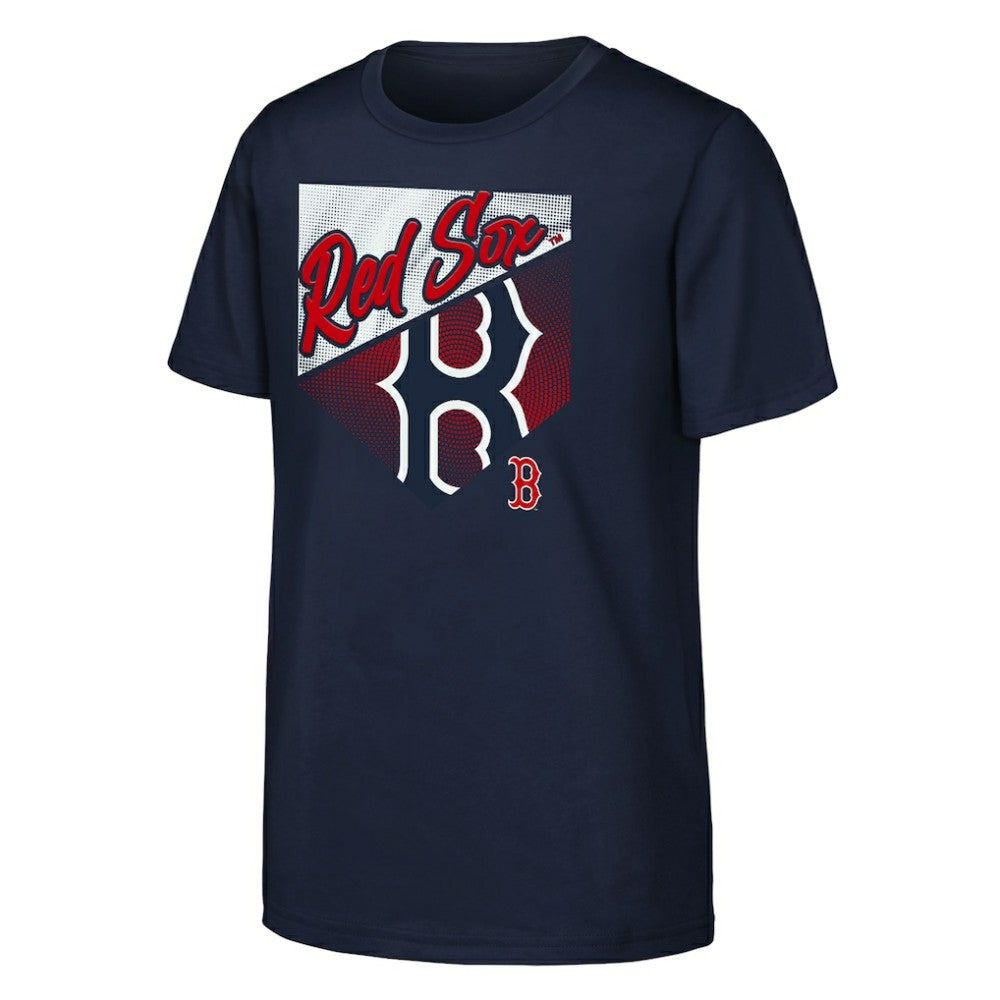 Navy Boston Red Sox Outerstuff Youth Prime Plate T-Shirt