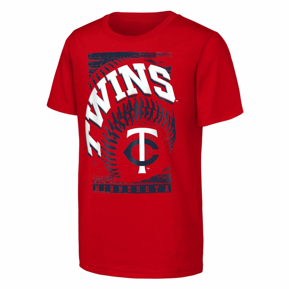 Red Minnesota Twins Outerstuff Youth Speed Pitch T-Shirt