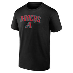 Black Arizona Diamondbacks Team Lockup T-Shirt