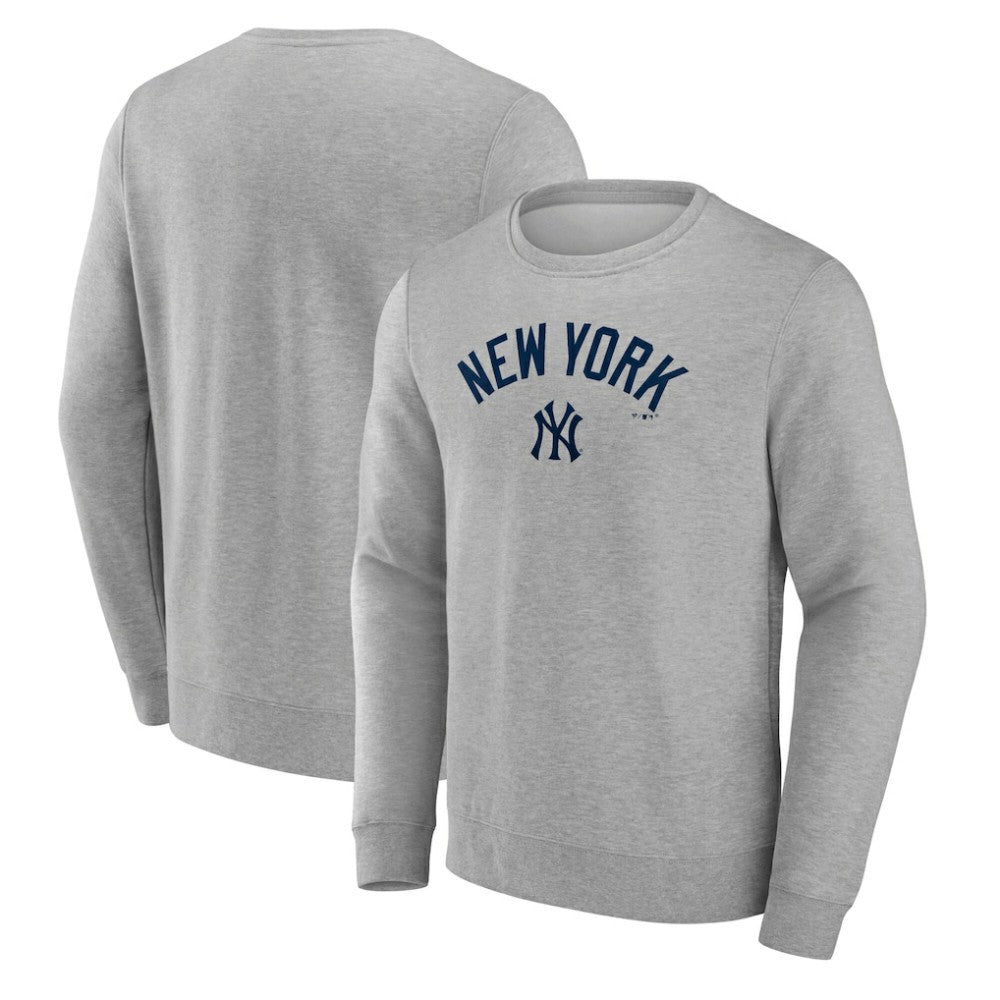 Gray New York Yankees Team Lockup Sweatshirt