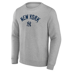 Gray New York Yankees Team Lockup Sweatshirt