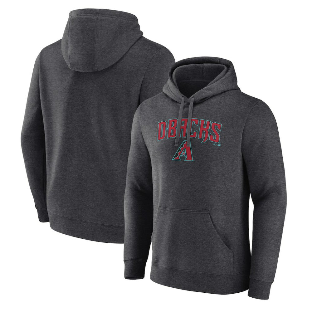 Charcoal Arizona Diamondbacks Team Lockup Hoodie