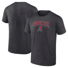 Charcoal Arizona Diamondbacks Team Lockup T-Shirt