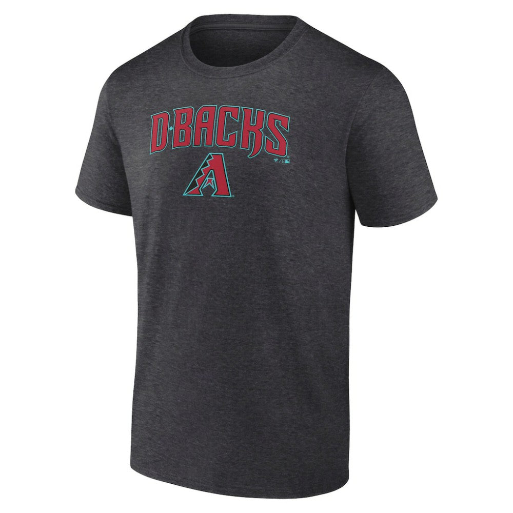 Charcoal Arizona Diamondbacks Team Lockup T-Shirt