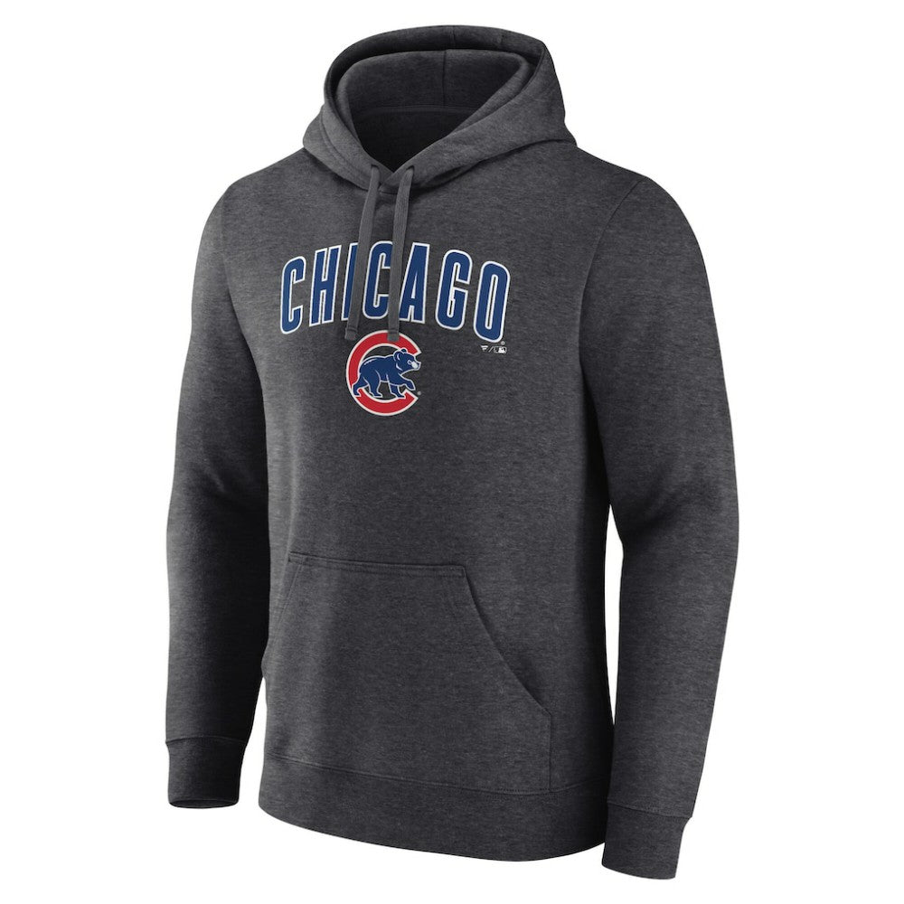 Charcoal Chicago Cubs Team Lockup Hoodie