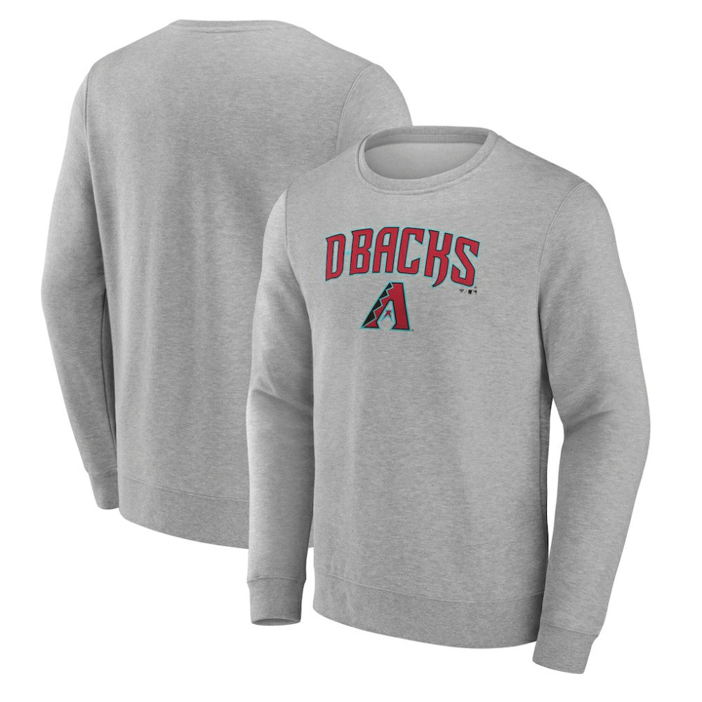 Gray Arizona Diamondbacks Team Lockup Sweatshirt