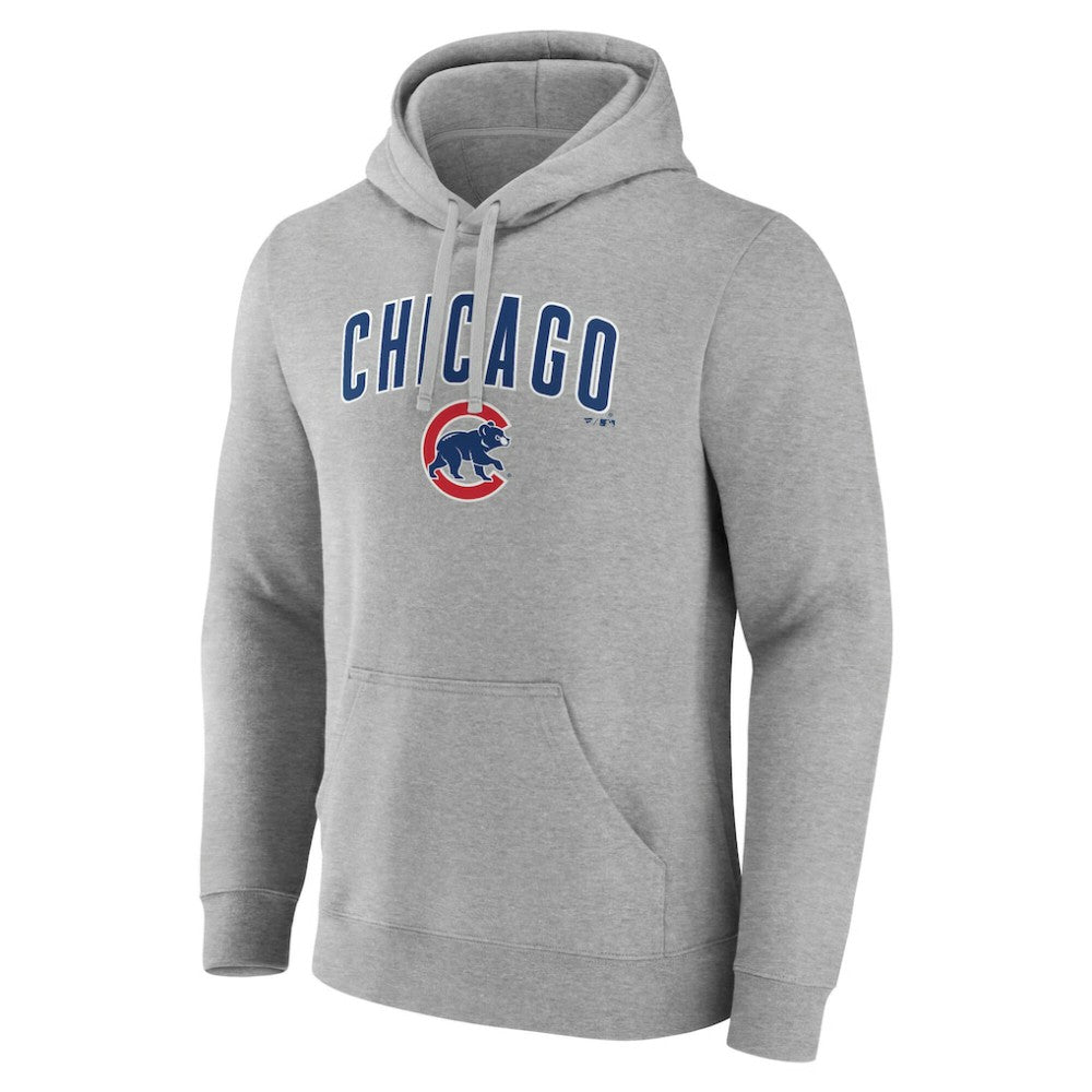 Gray Chicago Cubs Team Lockup Hoodie