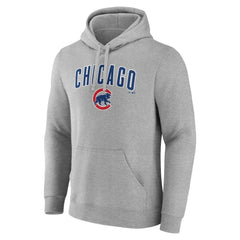 Gray Chicago Cubs Team Lockup Hoodie