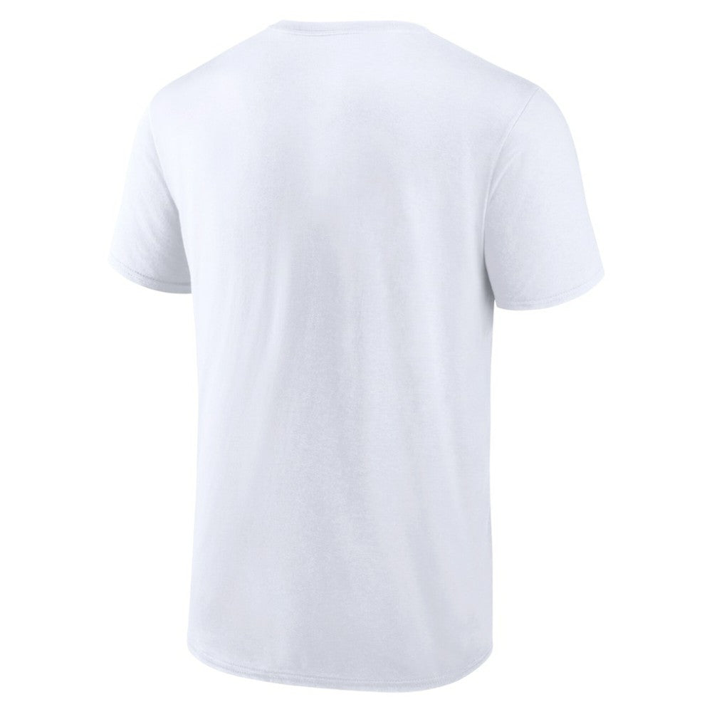 White Chicago Cubs Team Lockup T-Shirt