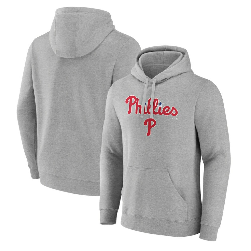 Gray Philadelphia Phillies Team Lockup Hoodie